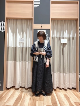「kazumiコラボ」｜「アイテム（その他シューズ）」を使った、fune106さん（レディース・155cm）の冬コーディネート