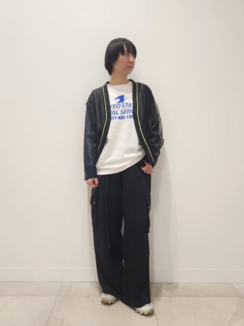 AULA AILA（アウラ アイラ）別注チュールレイヤードカーディガン