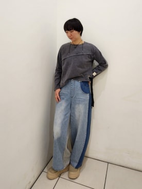 「AULA AILA（アウラアイラ）のアイテム」を使った、cherurinさん（レディース・166cm）の春コーディネート