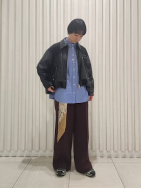 「AULA AILA（アウラアイラ）のアイテム」を使った、cherurinさん（レディース・166cm）の春コーディネート