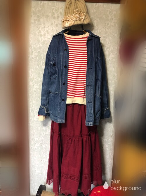 Ayumi�������T�V���c/�J�b�g�\�[�u�I�[�o�[�V���G�b�g�@�{�[�_�[�v���I�[�o�[�iDAY CLOSET�b�f�C �N���[�[�b�g�j�v���g�����R�[�f�B�l�[�g