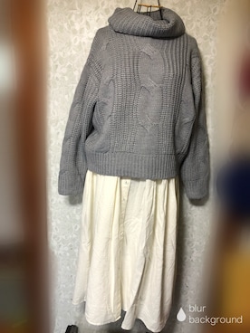 「オフタートルニット」｜Ayumi☆さん（レディース・151cm）の冬コーディネート