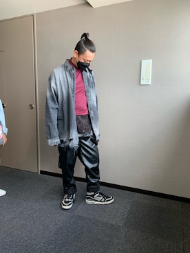 「Avail（アベイル）のアイテム（オールインワン・サロペット）」を使った、NAOさん（メンズ・176cm）の秋コーディネート