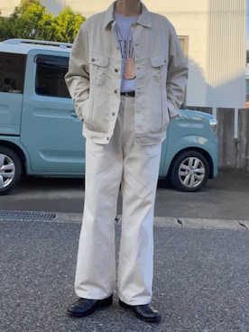 「THREE FACE（スリーフェイス）のアイテム」を使った、✌️さん（メンズ・172cm）の秋コーディネート