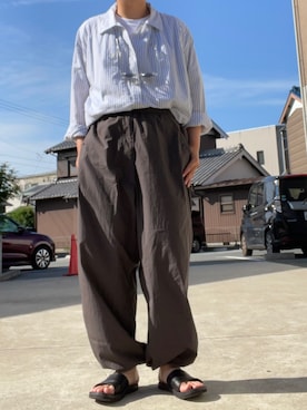 「ONE fifth（ワンフィフス）のアイテム」を使った、✌️さん（メンズ・172cm）の夏コーディネート