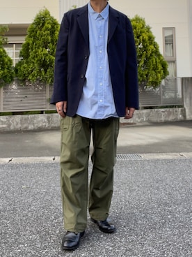 「EDIFICE LA BOUCLE（エディフィスラブークル）のアイテム（ジャケット/アウター）」を使った、✌️さん（メンズ・172cm）の秋コーディネート