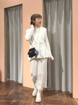 あゆこさん（レディース・158cm）の冬コーディネート