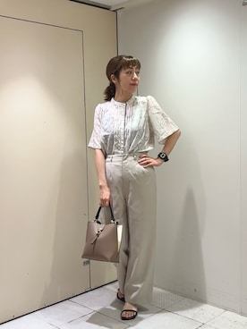 あゆこさん（レディース・158cm）の夏コーディネート