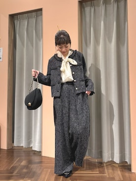 あゆこさん（レディース・158cm）の冬コーディネート