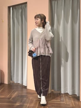 あゆこさん（レディース・158cm）の冬コーディネート