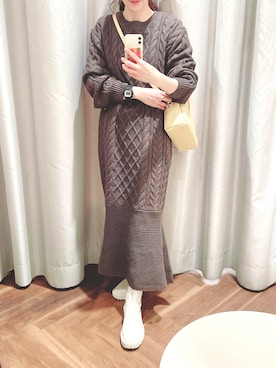 あゆこさん（レディース・158cm）の冬コーディネート