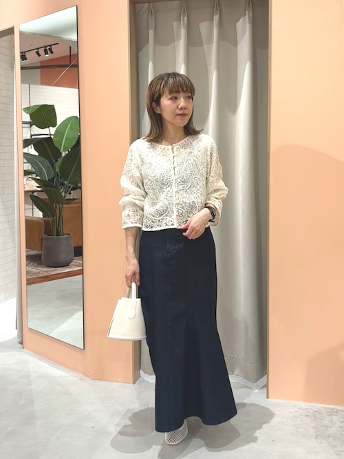 コード刺繍レースブラウス コード刺繍レースブラウス（シャツ/ブラウス）｜natural couture