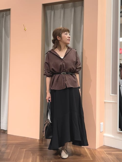 アシメヘムキャミワンピース（ワンピース）｜natural couture