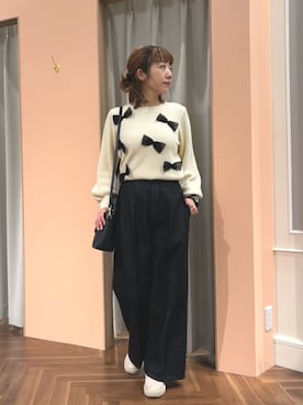 あゆこさん（レディース・158cm）の冬コーディネート