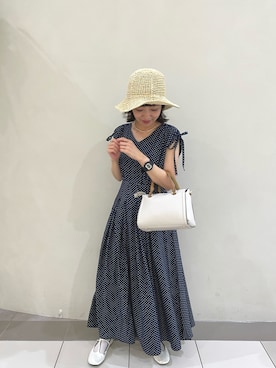 「ボストンバッグ」｜あゆこさん（レディース・158cm）の春コーディネート