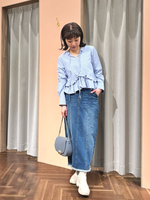 ティアードフリルブラウス（シャツ/ブラウス）｜natural couture