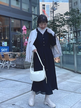 あゆこさん（レディース・158cm）の冬コーディネート