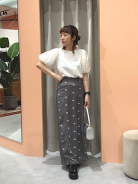 「natural couture（ナチュラルクチュール）のアイテム」を使った、あゆこさん（レディース・158cm）の春コーディネート