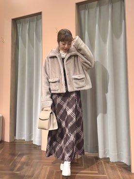 あゆこさん（レディース・158cm）の冬コーディネート