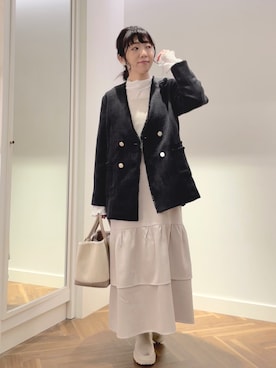 あゆこさん（レディース・158cm）の冬コーディネート