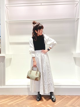 あゆこさん（レディース・158cm）の冬コーディネート