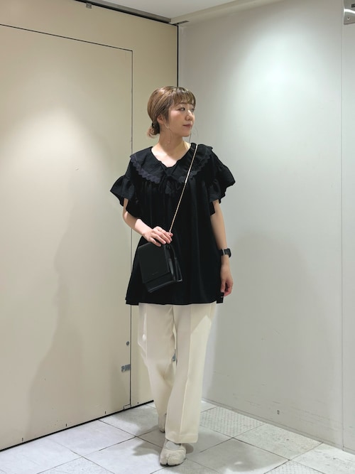 大人気❗️夏のシンプルトップス　お出かけにもぴったり！デートに女子会に活躍 FREE'S MARTのトップスを使ったコーディネート(ZOZOTOWN Yahoo