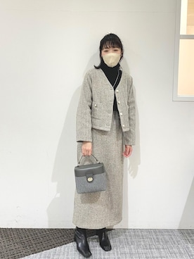 あゆこさん(レディース・158cm)の冬コーディネート