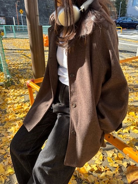 「Doula Doula（ドゥーラドゥーラ）のアイテム」を使った、douladoulaさん（レディース・162cm）の冬コーディネート