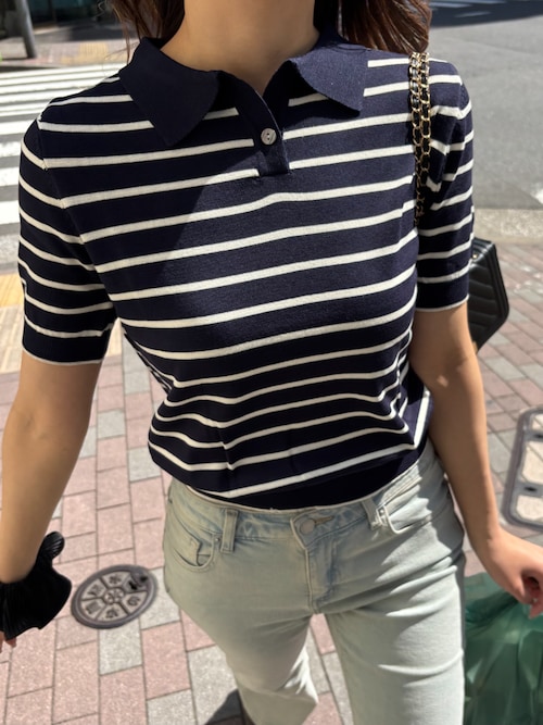 RoberttoCollina☆リネンボーダーポロシャツ RoberttoCollina☆リネンボーダーポロシャツ RoberttoCollina