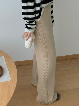 「Doula Doula（ドゥーラドゥーラ）のアイテム（パンツ）」を使った、douladoulaさん（レディース・158cm）の秋コーディネート