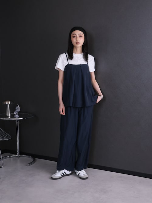 DABUWAWA チューリップ柄 キャミソール パンツ 2点セットアップ DABUWAWA チューリップ柄 キャミソール パンツ 2点セットアップ