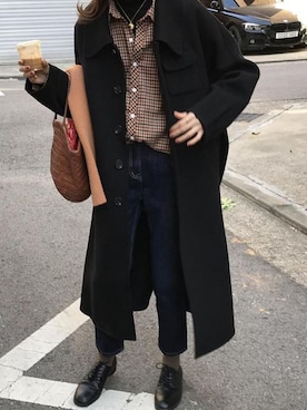 douladoulaさん（レディース・158cm）の冬コーディネート