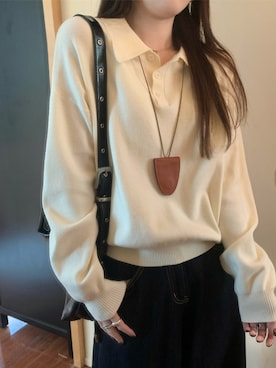 「Girly Doll（ガーリードール）のアイテム」を使った、douladoulaさん（レディース・162cm）の秋コーディネート