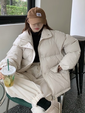 douladoulaさん（レディース・158cm）の冬コーディネート