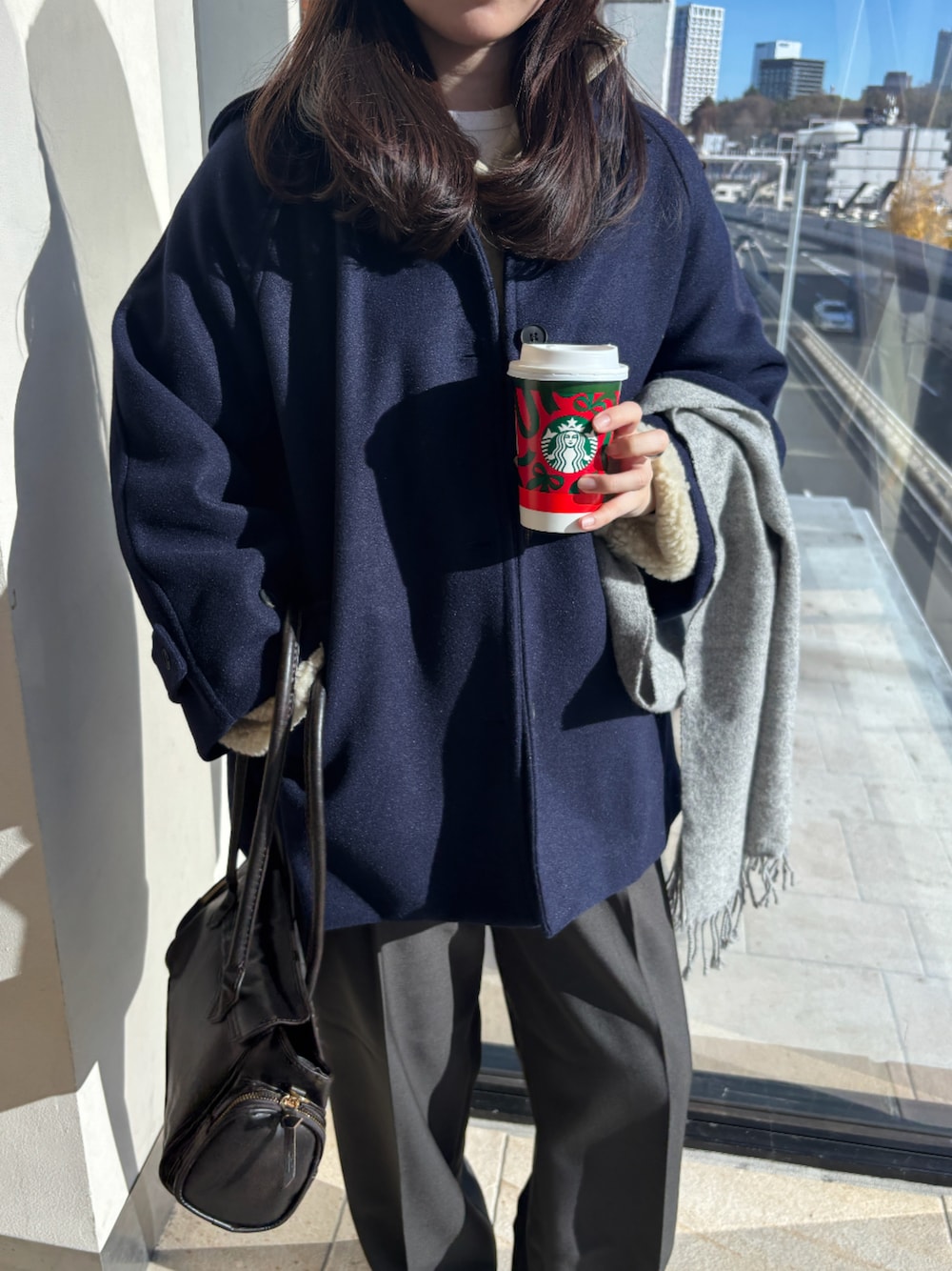 ステンカラーコート ネイビー」の人気ファッションコーディネート - WEAR