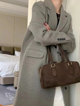 「マイベストコーデ2024」｜「アイテム（その他アウター）」を使った、douladoulaさん（レディース・162cm）の冬コーディネート