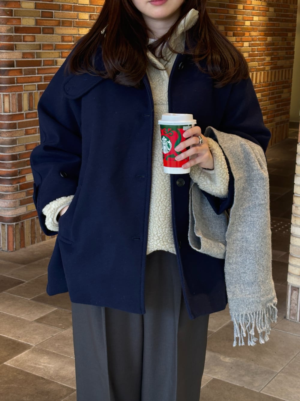 ステンカラーコート ネイビー」の人気ファッションコーディネート - WEAR