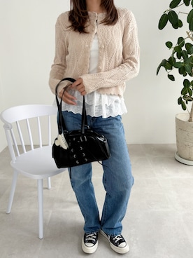 「Girly Doll（ガーリードール）のアイテム」を使った、douladoulaさん（レディース・162cm）の秋コーディネート