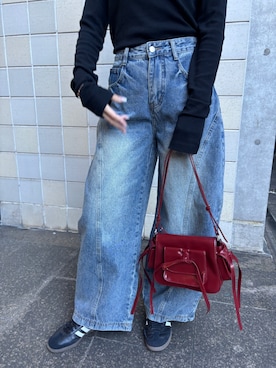 「Girly Doll（ガーリードール）のアイテム」を使った、douladoulaさん（レディース・162cm）の冬コーディネート