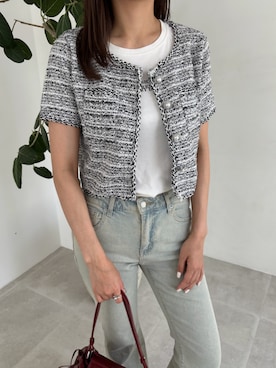 「アイテム（その他アウター）」を使った、douladoulaさん（レディース・162cm）の夏コーディネート