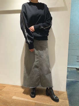 「MSGM（エムエスジーエム）のアイテム」を使った、funayamaさん（レディース・163cm）の秋コーディネート