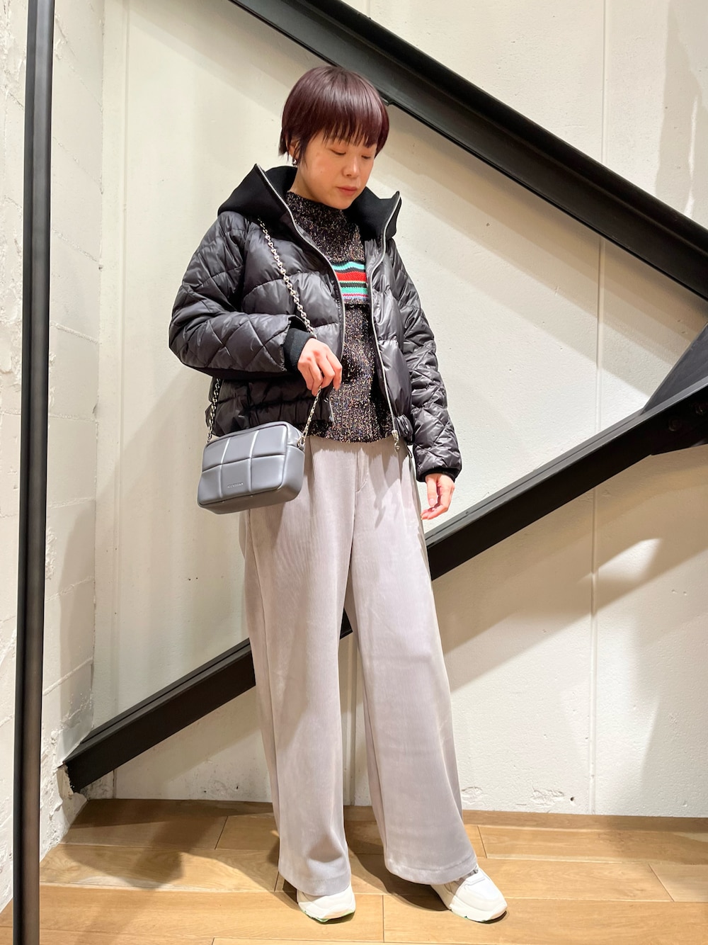 D.A.T.E. デイト B'2nd別注FUGA グレー✖️ホワイトサイズ39 D.A.T.E.（デイト）の「D.A.T.E.（デイト）B'2nd 別注FUGA