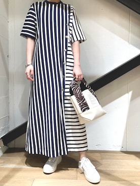 「J.C.M（ジェーシーエム）のアイテム」を使った、funayamaさん（レディース・163cm）の夏コーディネート