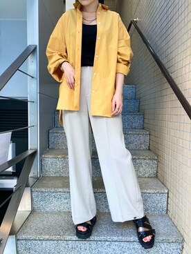 「FEMMENT（ファモン）のアイテム」を使った、funayamaさん（レディース・163cm）の夏コーディネート
