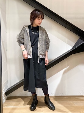 「B'2nd（ビーセカンド）のアイテム（ブーツ）」を使った、funayamaさん（レディース・163cm）の春コーディネート
