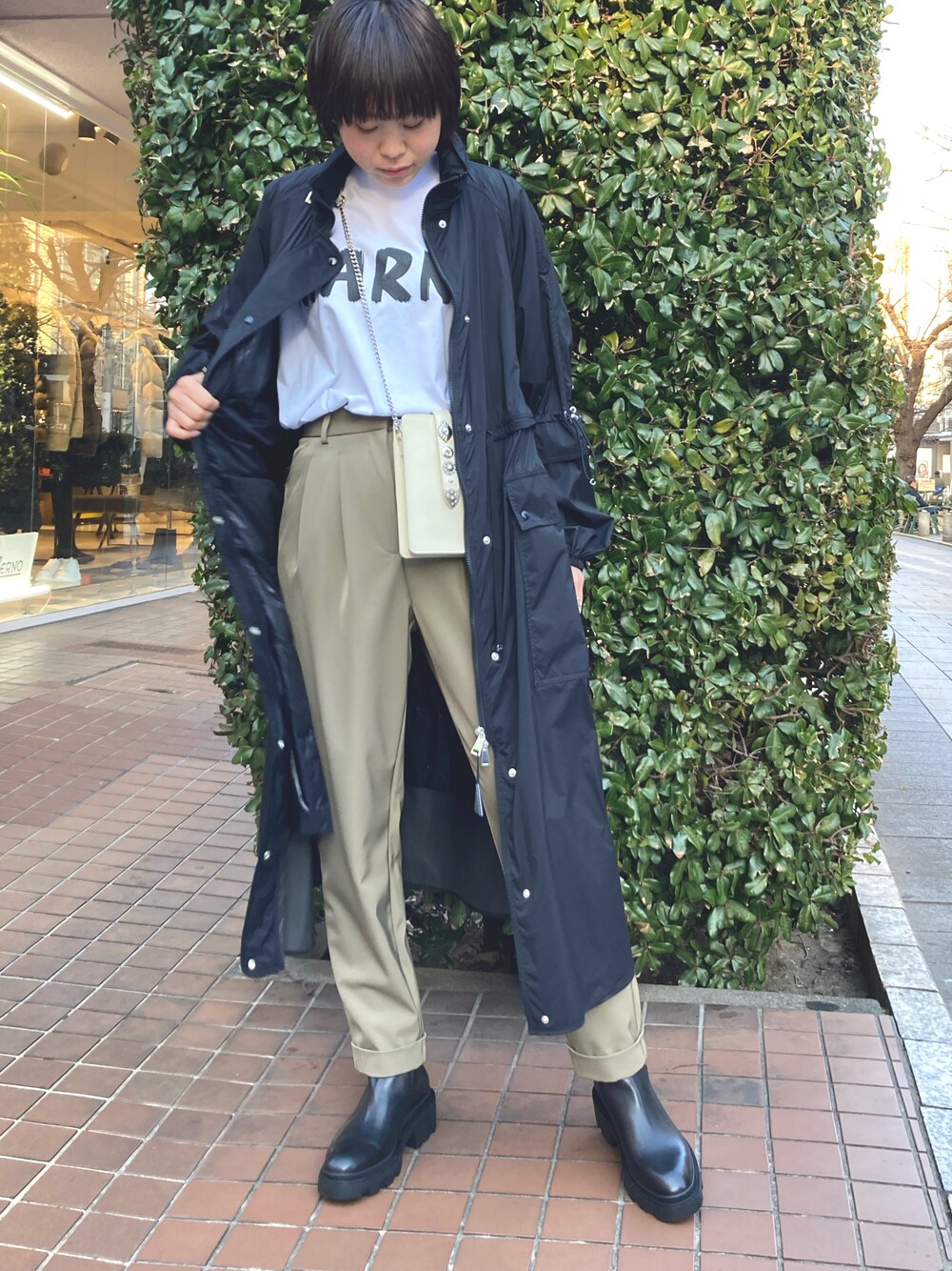 MM6 Maison Margielaのパンツ（グリーン系）を使った人気ファッション
