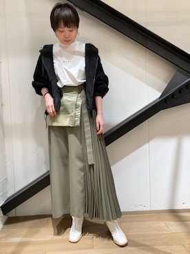 「MARNI（マルニ）のアイテム」を使った、funayamaさん（レディース・163cm）の春コーディネート