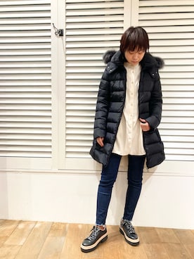 funayamaさん（レディース・163cm）の冬コーディネート