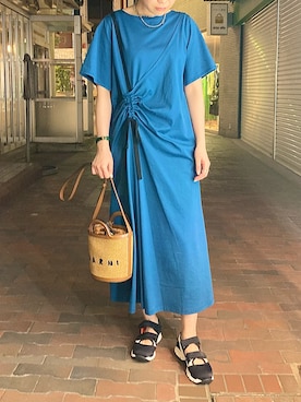 「MARNI（マルニ）のアイテム」を使った、funayamaさん（レディース・163cm）の春コーディネート