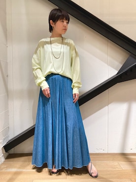 funayamaさん（レディース・163cm）の春コーディネート